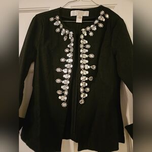 Badgley Mischka Black Sequins Jacket
